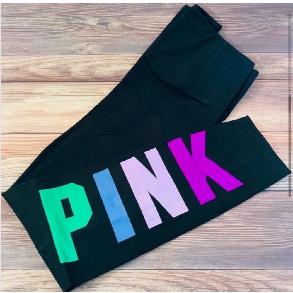 VS PINK Cotton High Waist Leggings Small - Picture 7 of 10